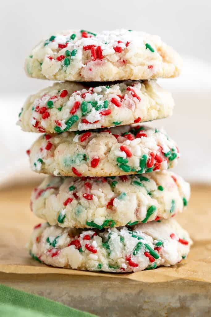 Tall cookie stack