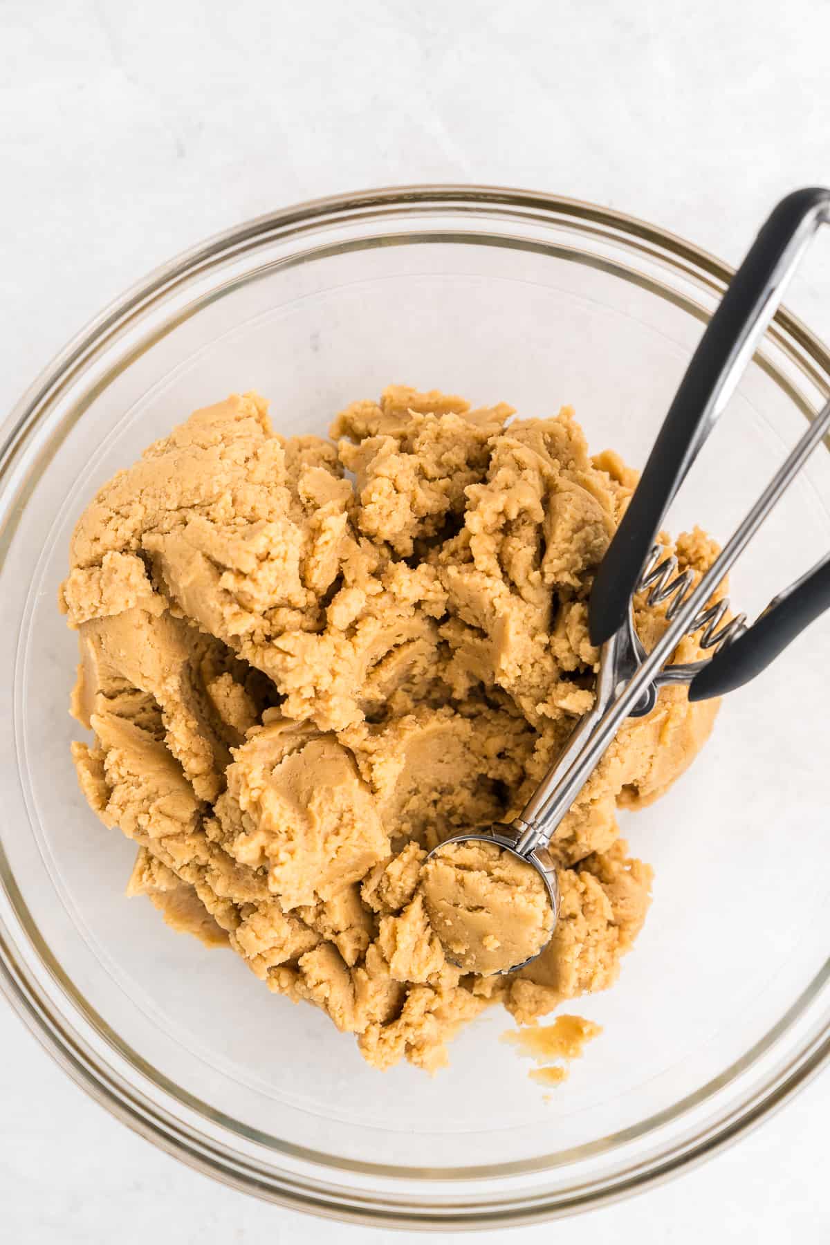 Cookie dough in a bowl